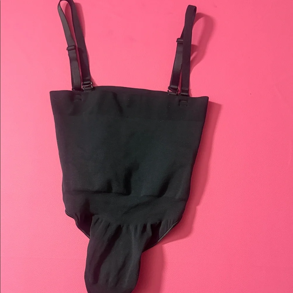 Skims Black Bodysuit with Adjustable Straps